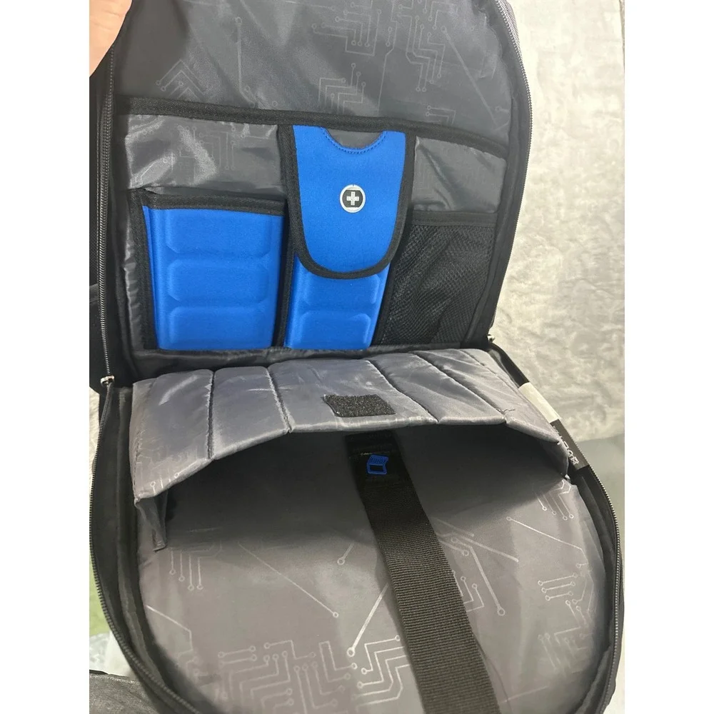 SwissGear Laptop Backpack Black Ballistic Nylon Travel Business School Bag